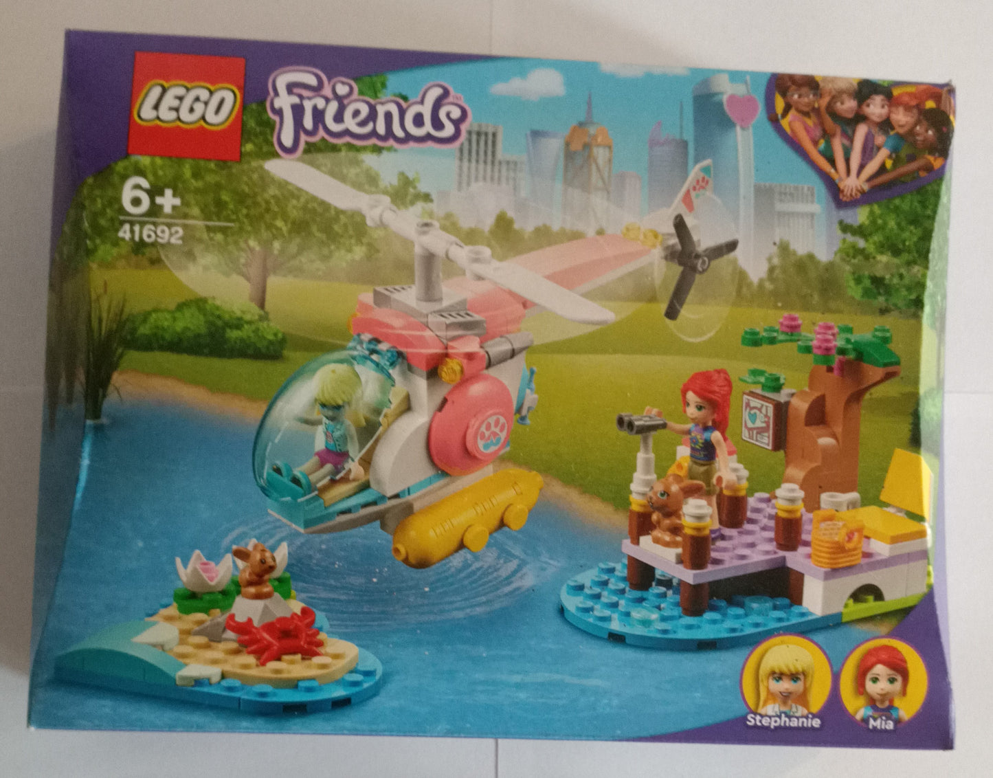 Used LEGO Friends 41692 Vet Clinic Rescue Helicopter